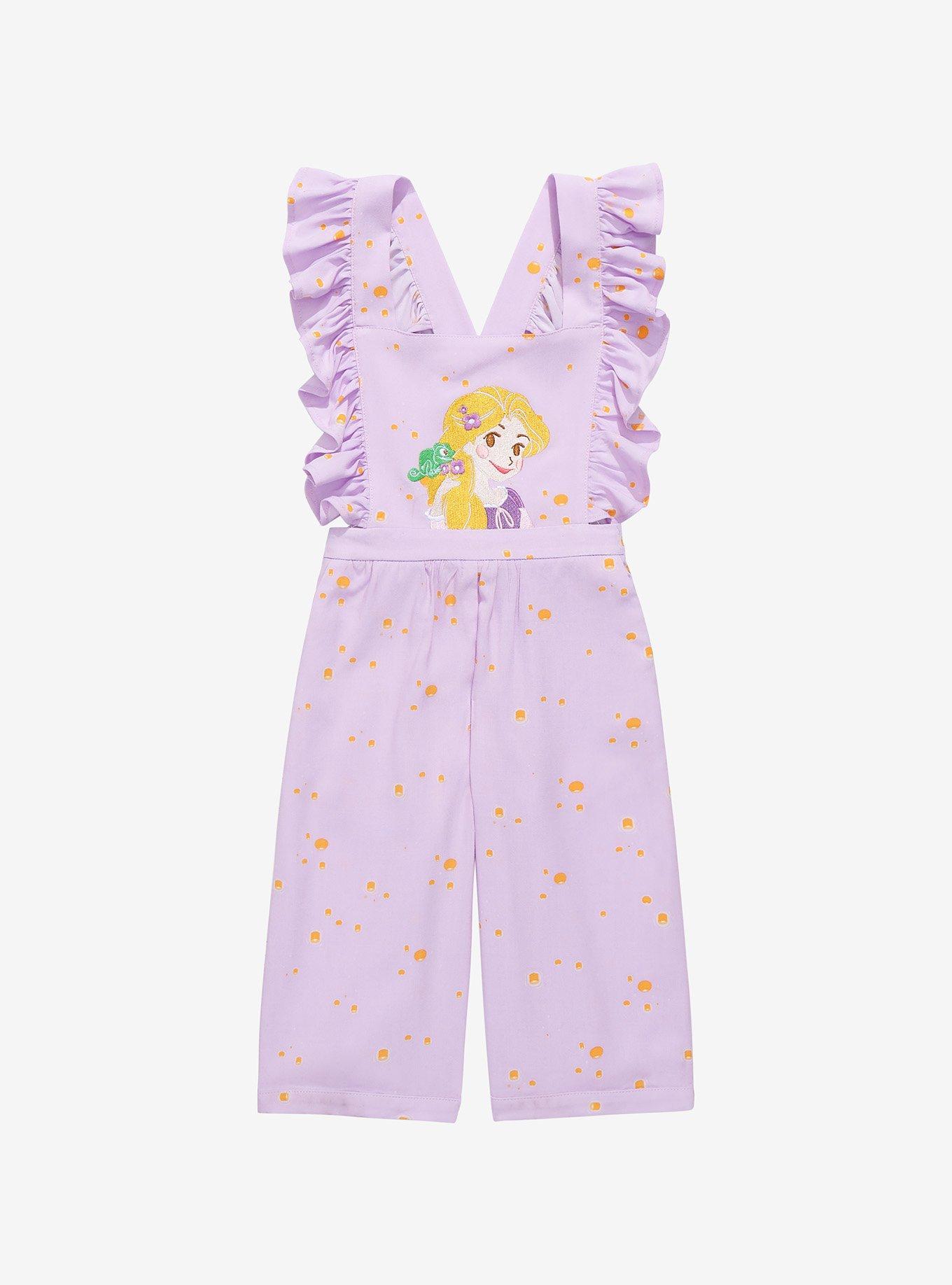 Disney Tangled Floating Lanterns Toddler Ruffle Jumper - BoxLunch Exclusive, LIGHT PURPLE, hi-res