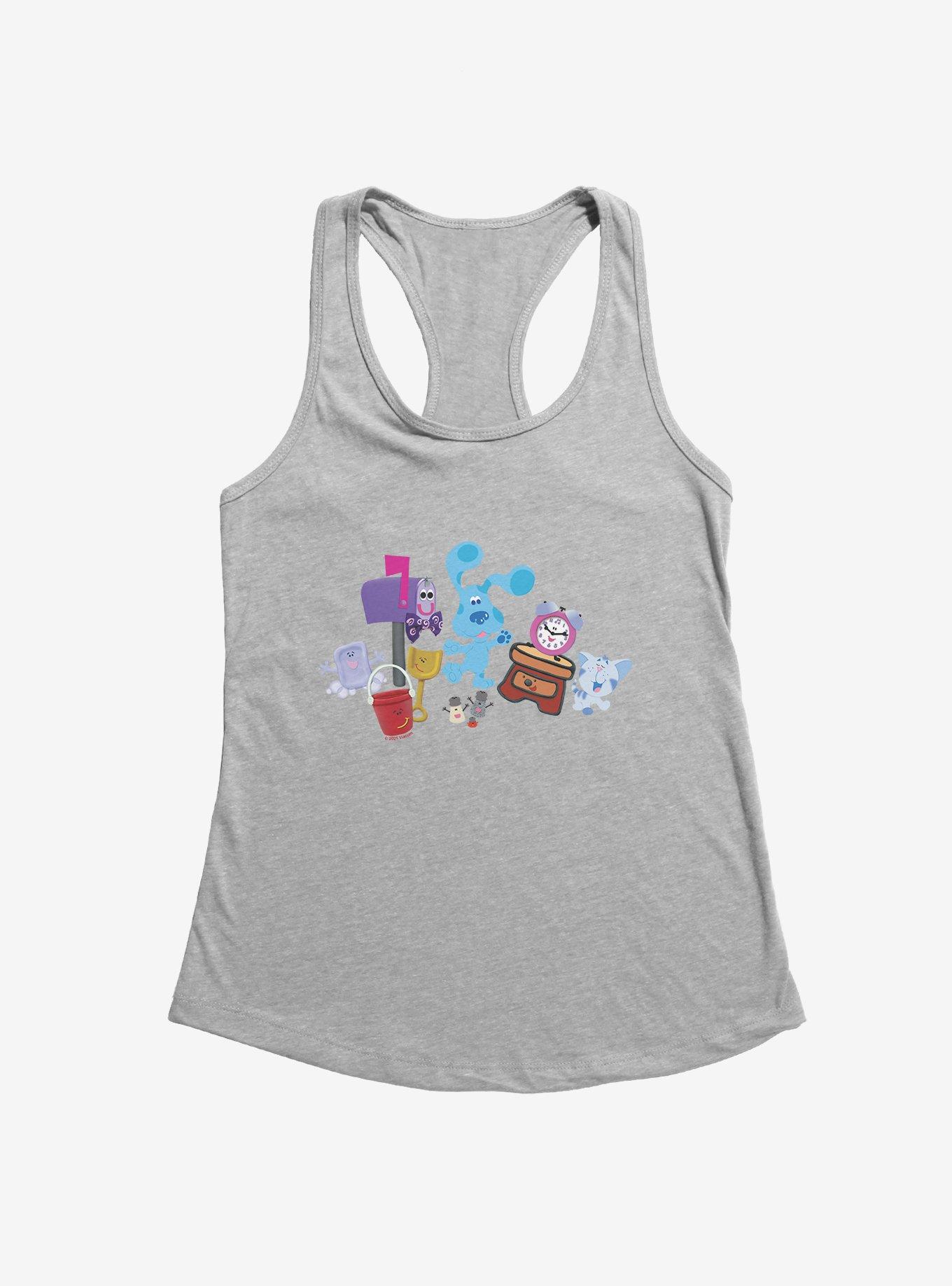 Blue's Clues Group Cheer Girls Tank, HEATHER, hi-res