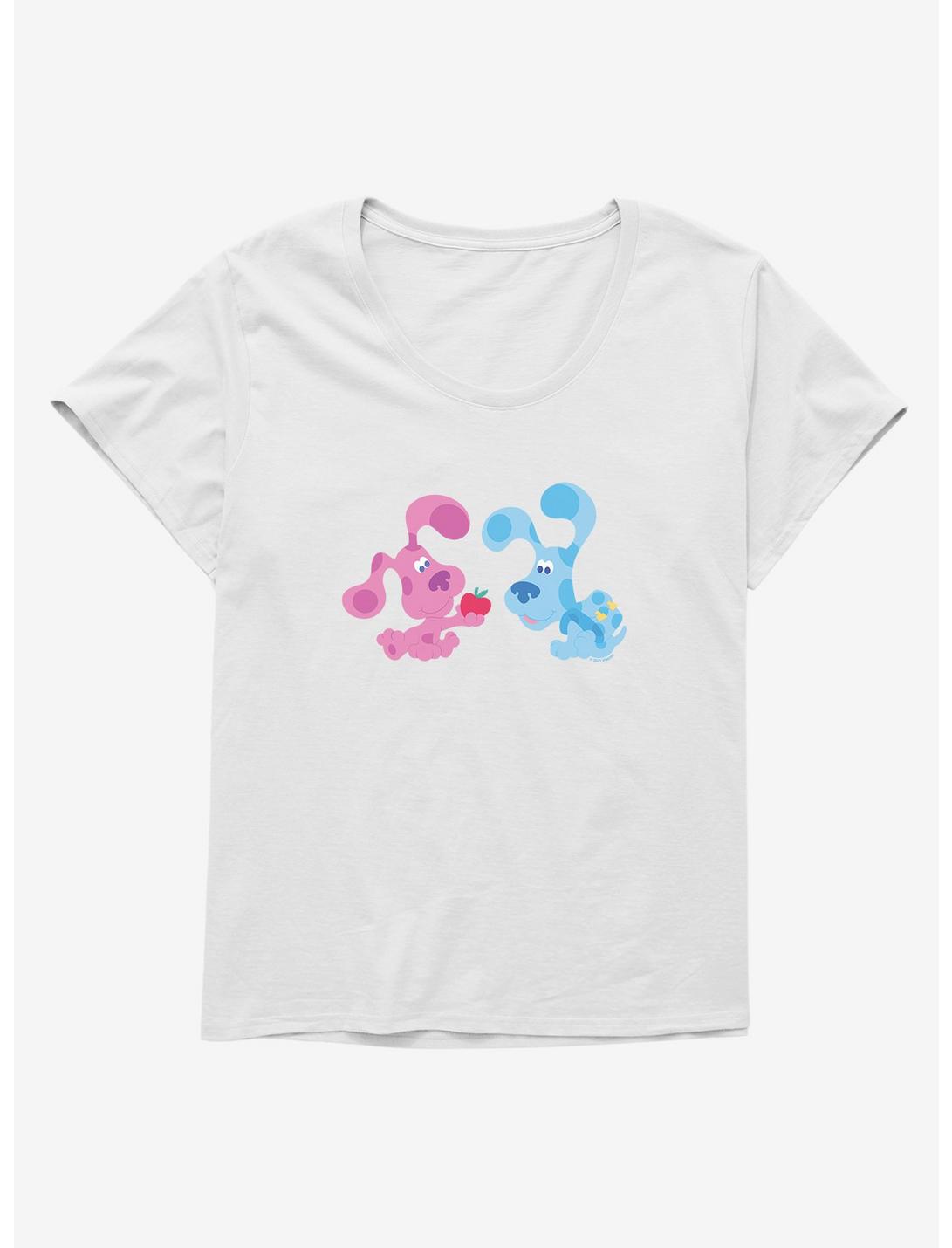 Blue's Clues Magenta And Blue Apple Girls T-Shirt Plus Size, , hi-res