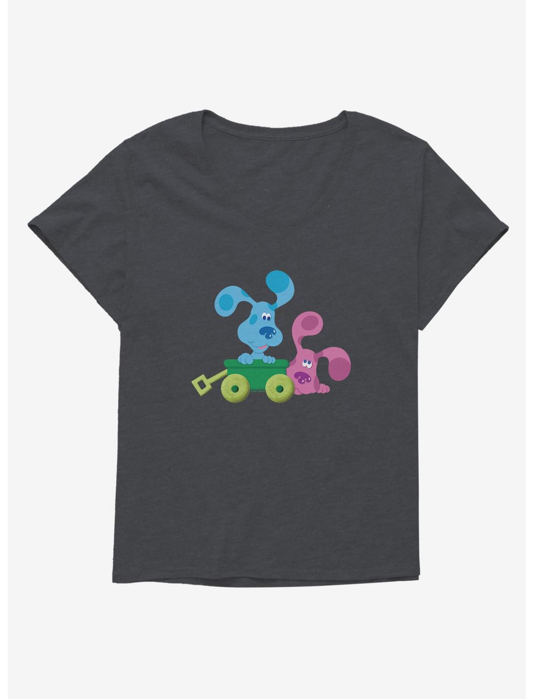 Blue's Clues Magenta And Blue Wagon Ride Girls T-Shirt Plus Size, , hi-res