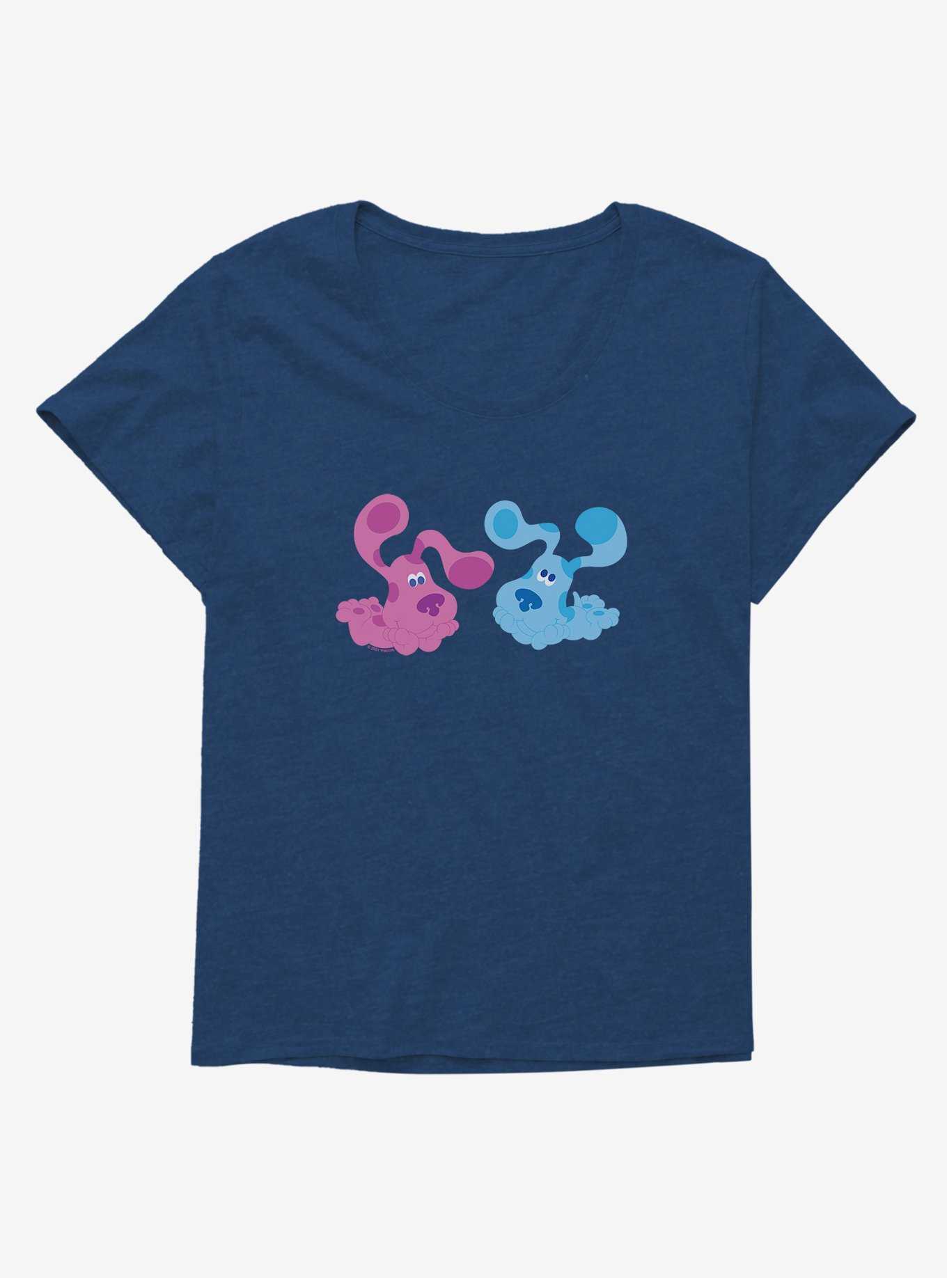 Blue's Clues Playful Magenta And Blue Girls T-Shirt Plus Size, , hi-res