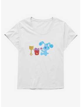 Blue's Clues Shovel And Pail Flower Picking Girls T-Shirt Plus Size, , hi-res
