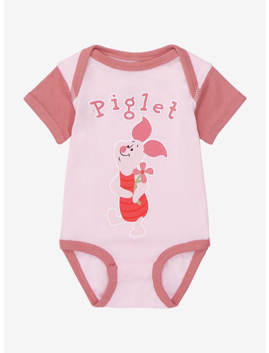 Disney Winnie the Pooh Piglet Infant One-Piece - BoxLunch Exclusive, BLUSH, hi-res