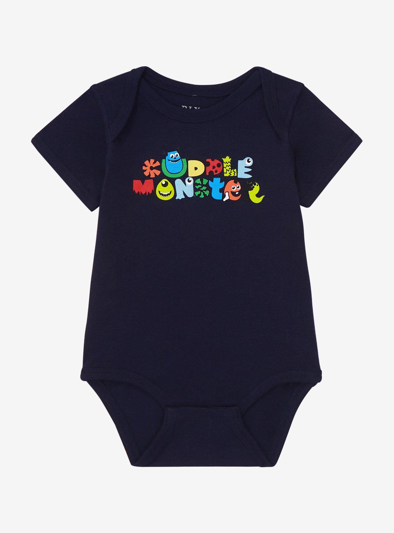 Disney Pixar Monsters Inc Cuddle Monster Infant One-Piece - BoxLunch Exclusive, , hi-res