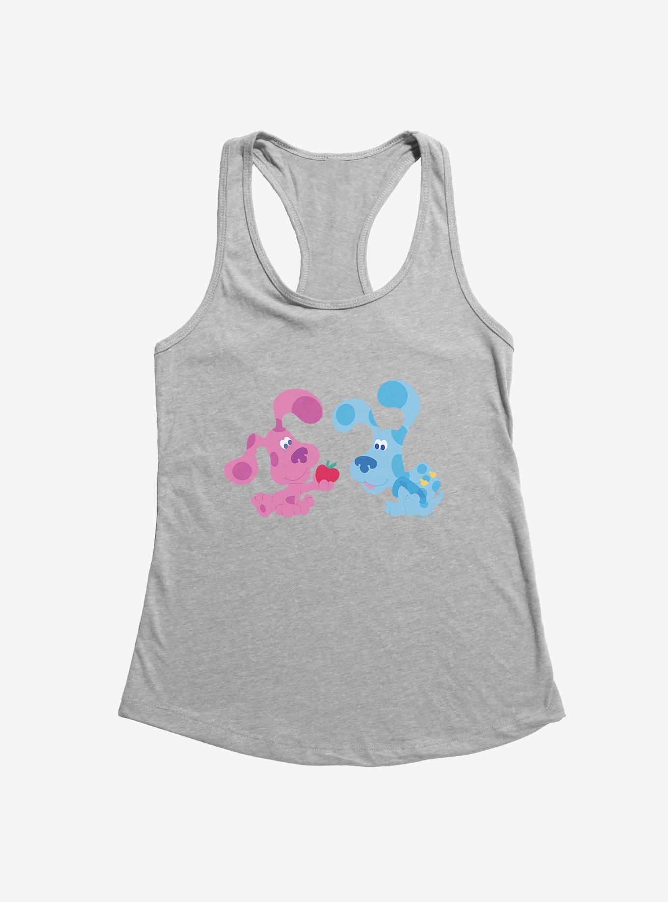 Blue's Clues Magenta And Blue Apple Girls Tank, HEATHER, hi-res