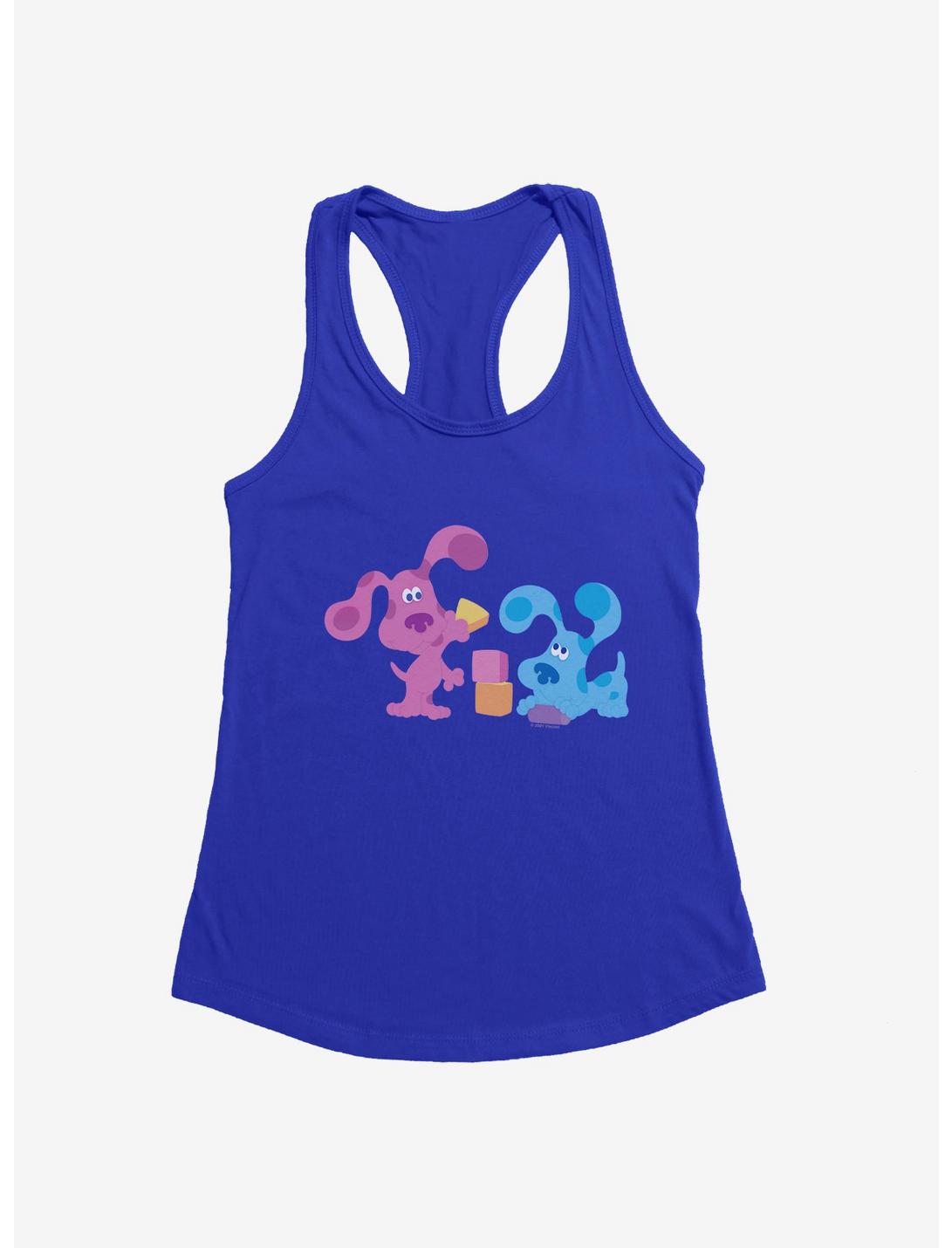 Blue's Clues Magenta And Blue Playtime Girls Tank, ROYAL BLUE, hi-res