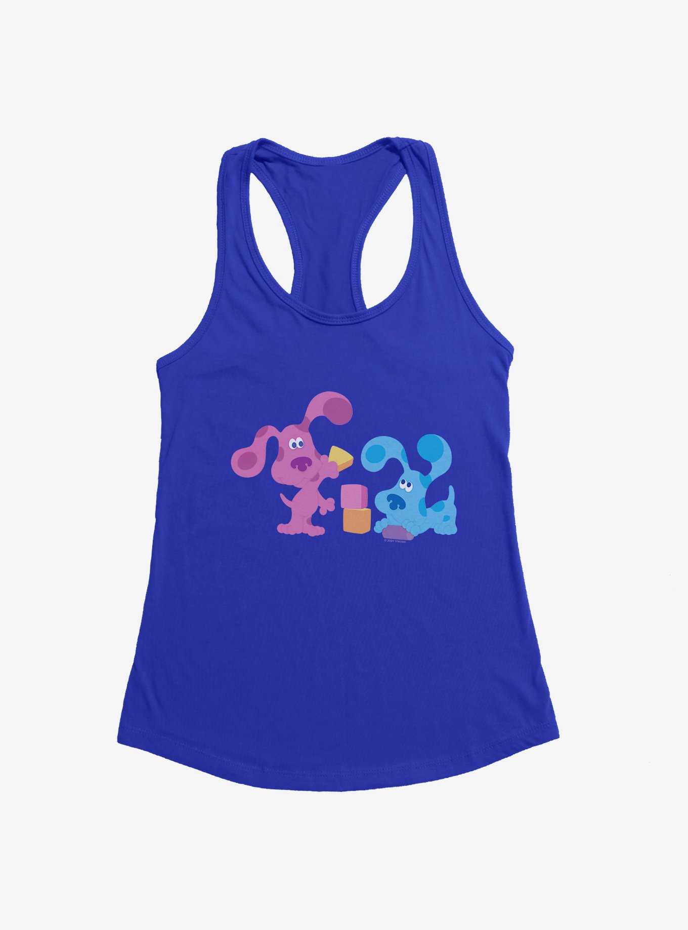 Blue's Clues Magenta And Blue Playtime Girls Tank, , hi-res