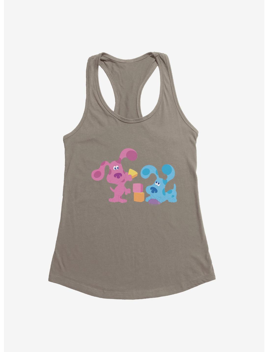 Blue's Clues Magenta And Blue Playtime Girls Tank, WARM GRAY, hi-res
