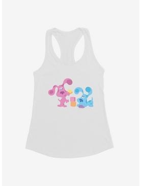 Blue's Clues Magenta And Blue Playtime Girls Tank, WHITE, hi-res