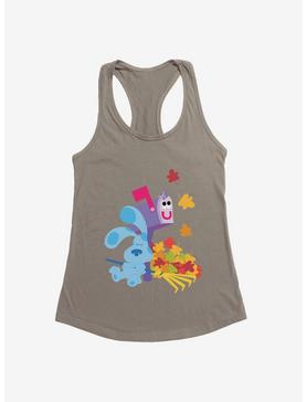 Blue's Clues Mailbox And Blue Autumn Leaves Girls Tank, , hi-res