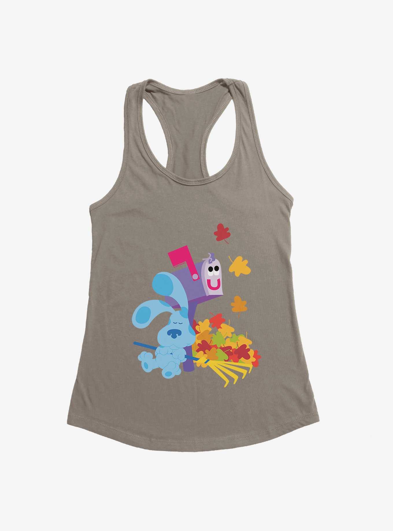 Blue's Clues Mailbox And Blue Autumn Leaves Girls Tank, , hi-res