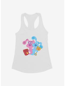 Blue's Clues Magenta And Shovel And Pail Playtime Girls Tank, WHITE, hi-res