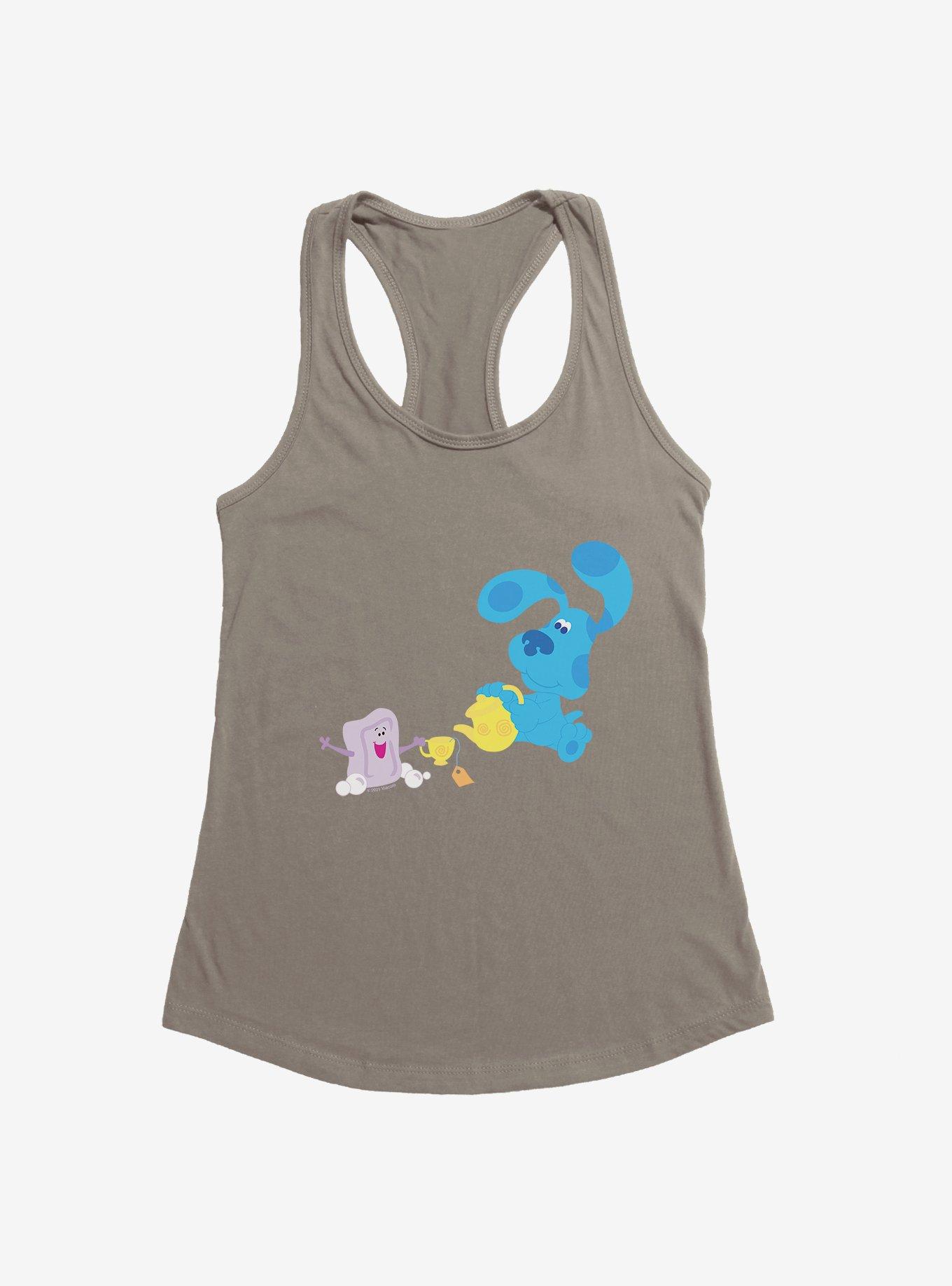 Blue's Clues Slippery Soap And Blue Teatime Girls Tank, WARM GRAY, hi-res