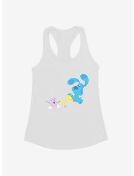 Blue's Clues Slippery Soap And Blue Teatime Girls Tank, WHITE, hi-res