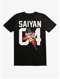 Dragon Ball Z Goku Saiyan Jersey Number T-Shirt, BLACK, hi-res