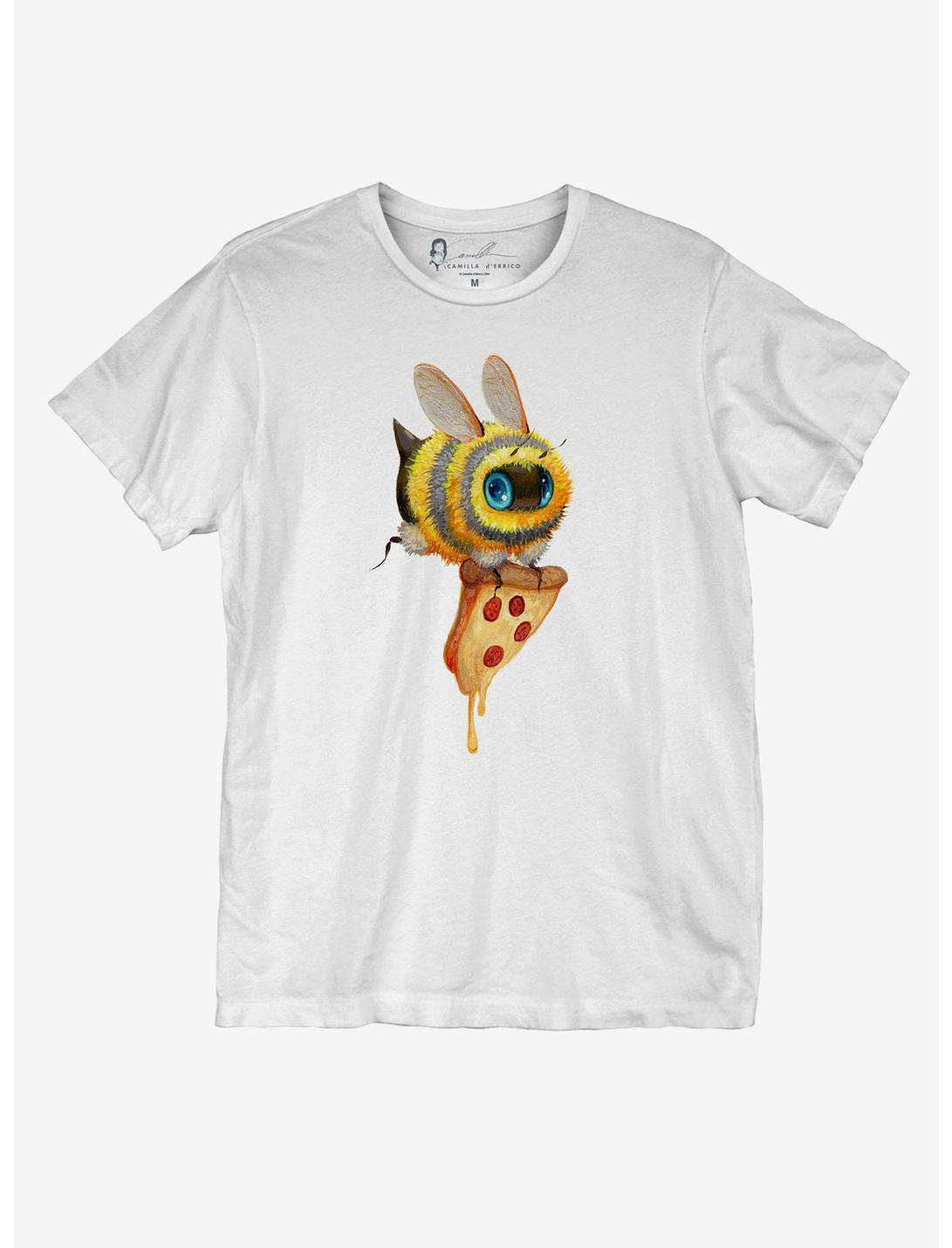 Pizza Deliver-Bee T-Shirt By Camilla d'Errico, MULTI, hi-res