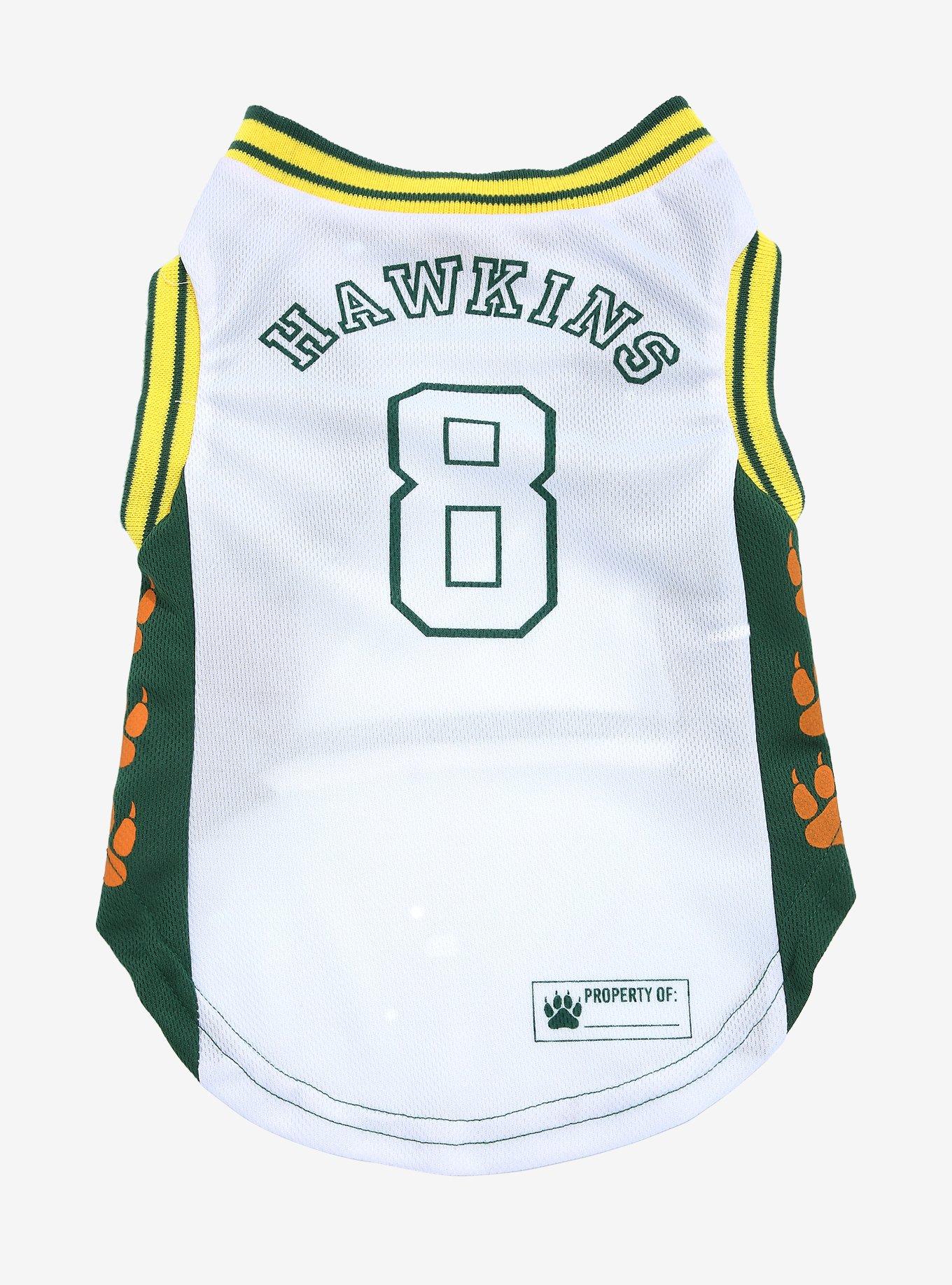 Stranger Things Hawkins Tigers Pet Basketball Jersey - BoxLunch