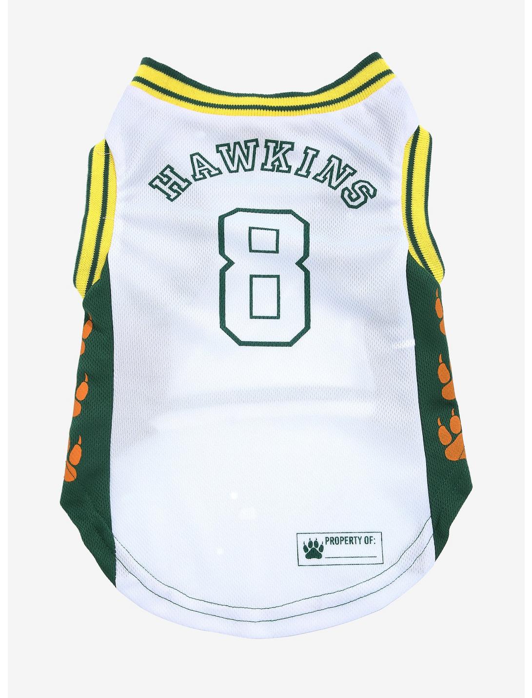 Stranger Things Hawkins Tigers Pet Basketball Jersey - BoxLunch Exclusive, MULTI, hi-res