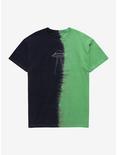 Black & Green Split UFO T-Shirt, BLACK  GREEN, hi-res