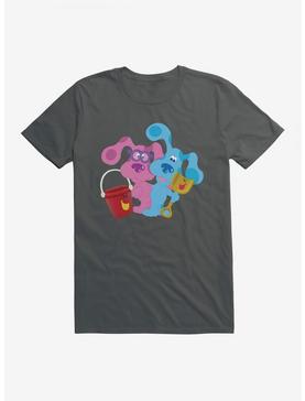 Blue's Clues Magenta And Shovel And Pail Playtime T-Shirt, CHARCOAL, hi-res