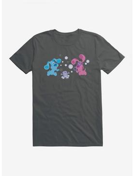 Blue's Clues Magenta And Slippery Soap Playful Bubbles T-Shirt, CHARCOAL, hi-res