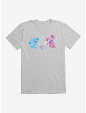 Blue's Clues Magenta And Slippery Soap Playful Bubbles T-Shirt, HEATHER GREY, hi-res