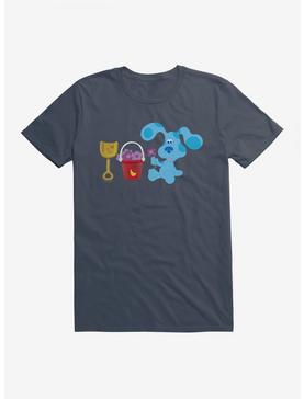 Blue's Clues Shovel And Pail Flower Picking T-Shirt, LAKE, hi-res