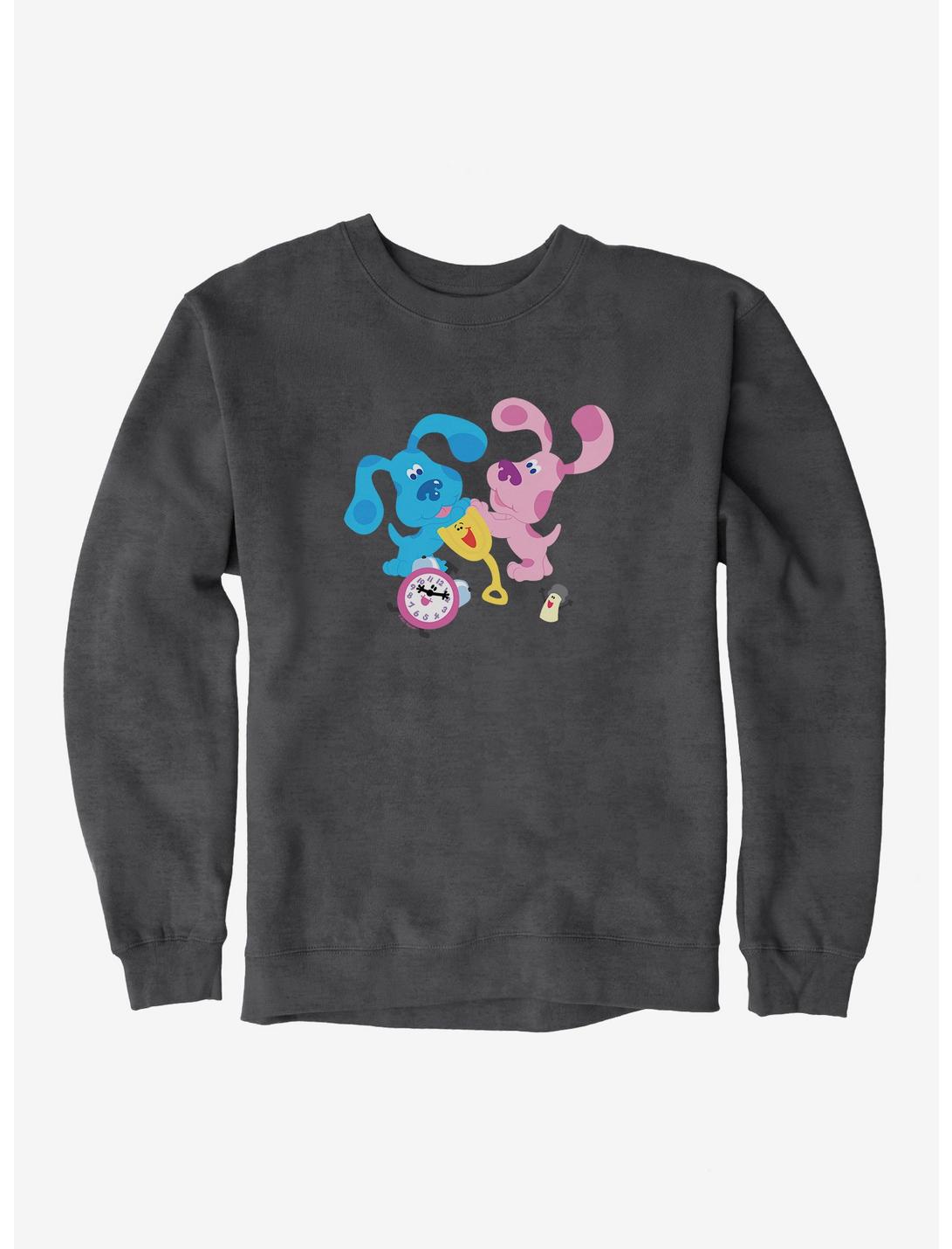 Blue's Clues Group Playtime Sweatshirt, CHARCOAL HEATHER, hi-res