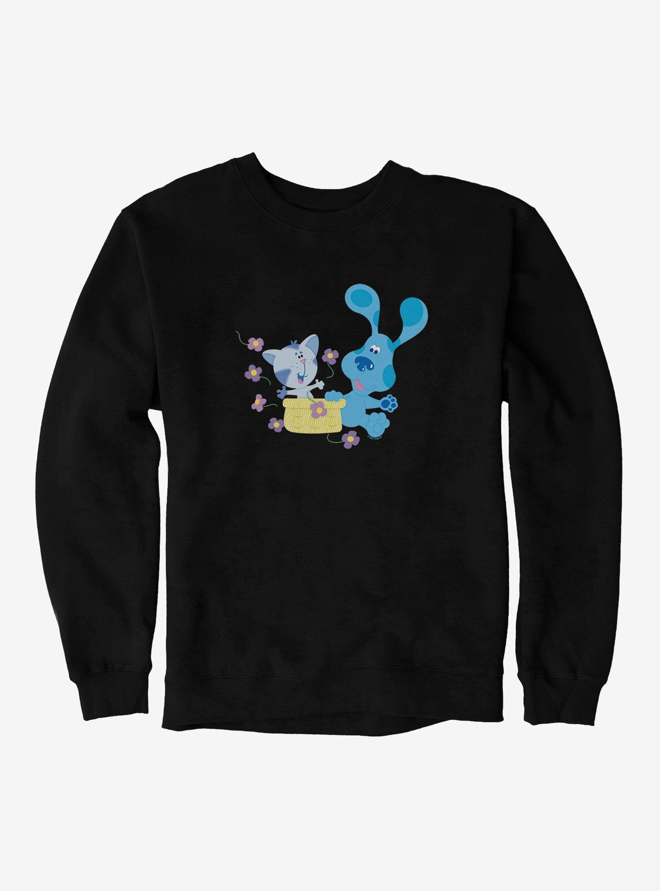 Hot Topic Blue's Clues Periwinkle And Blue Surprise Sweatshirt