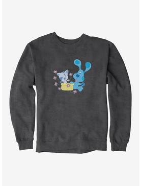 Blue's Clues Periwinkle And Blue Surprise Sweatshirt, CHARCOAL HEATHER, hi-res