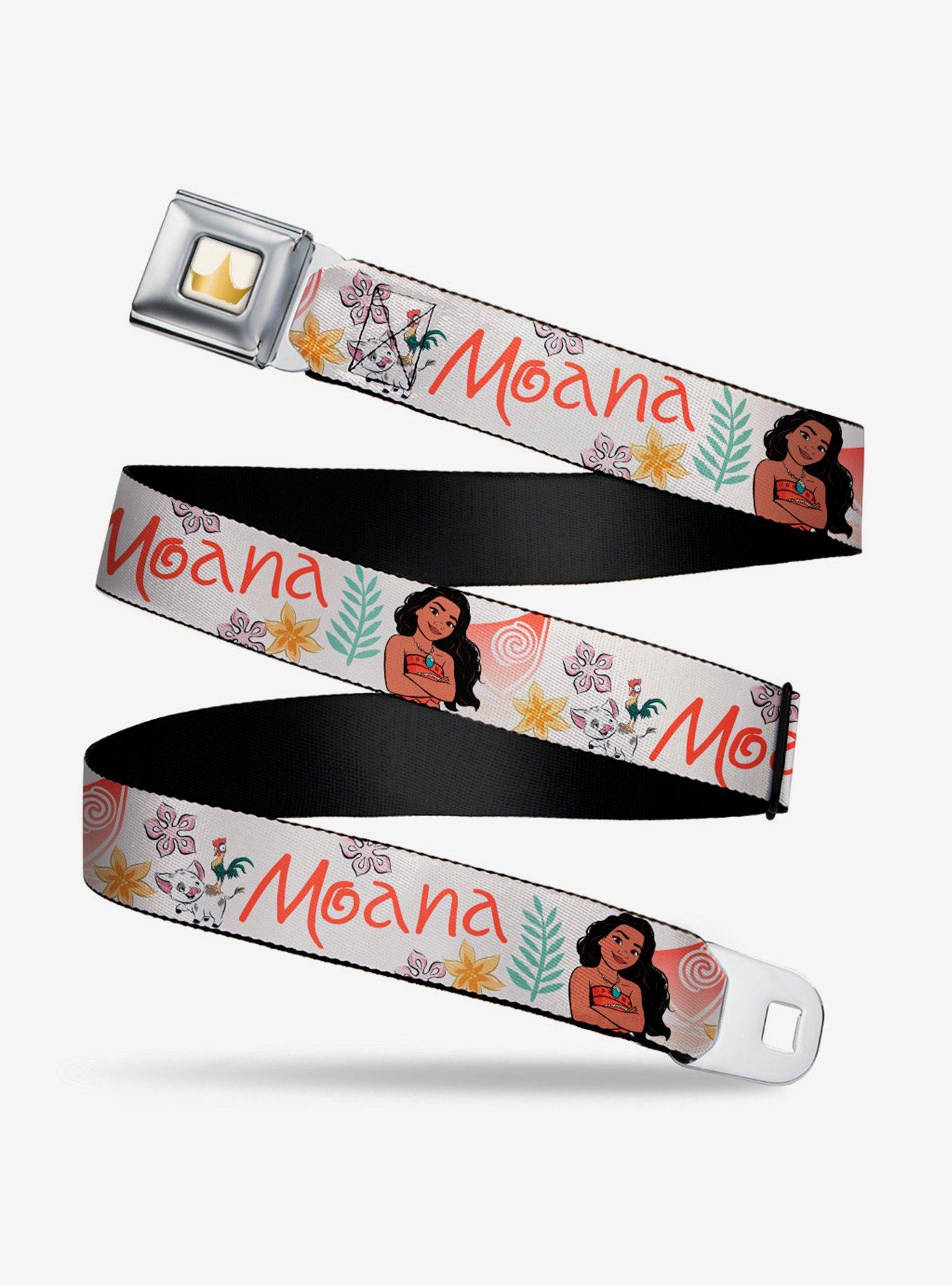 Disney Moana With Pua And Hei Hei Sail Youth Seatbelt Belt