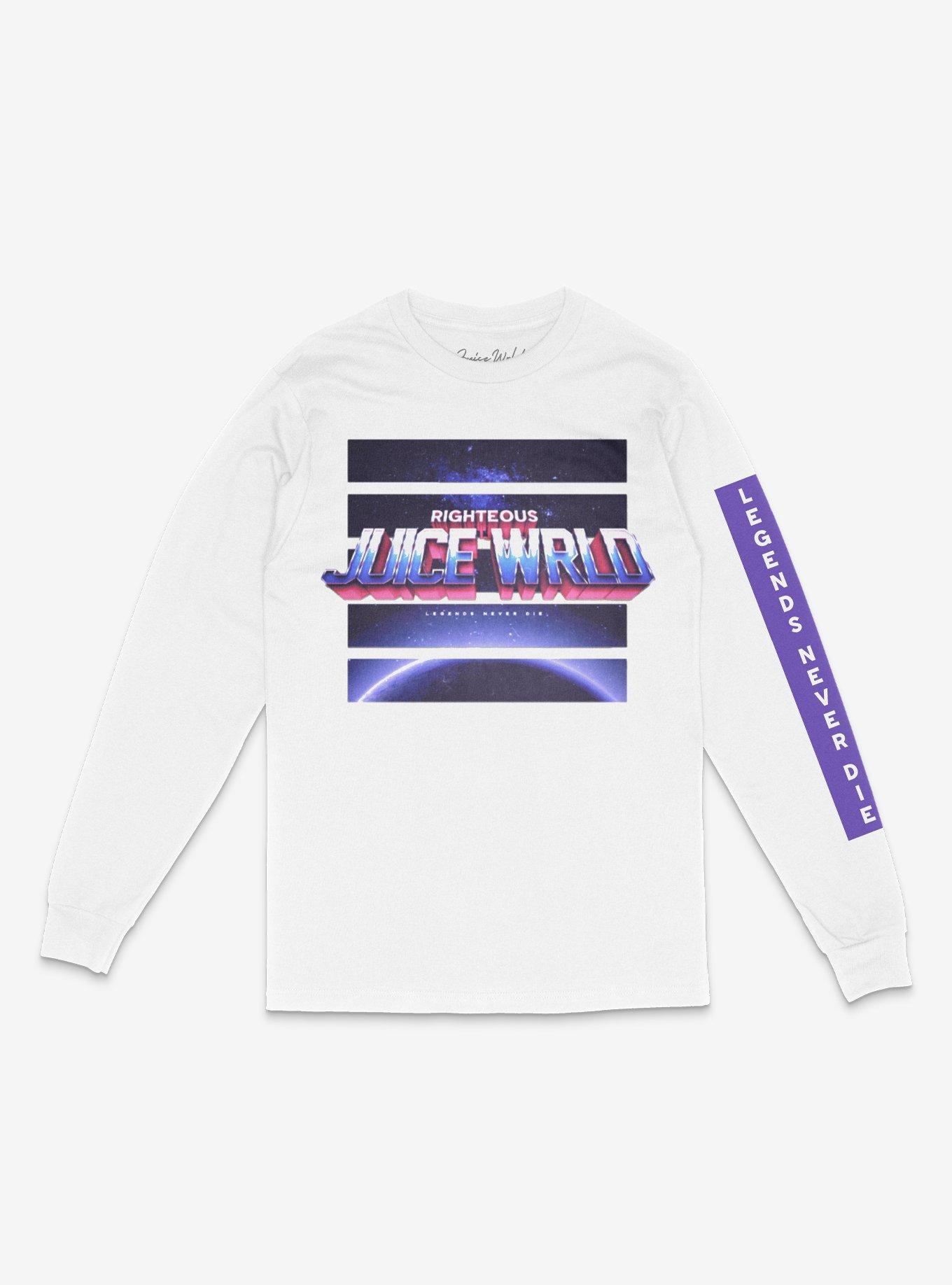 Juice WRLD Righteous Long-Sleeve T-Shirt, BRIGHT WHITE, hi-res