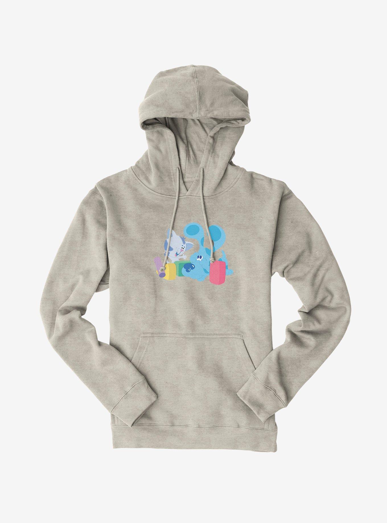 Blue's Clues Periwinkle And Blue Playtime Hoodie, OATMEAL HEATHER, hi-res