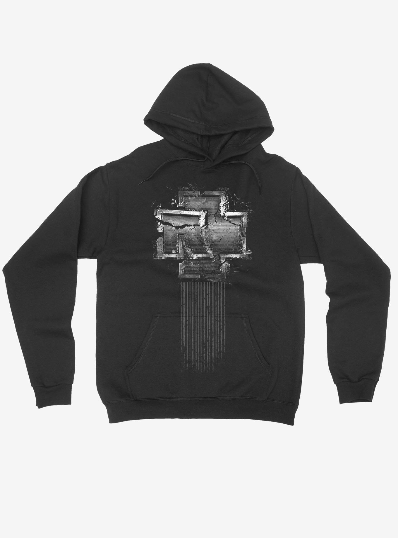 Rammstein Logo Hoodie, BLACK, hi-res