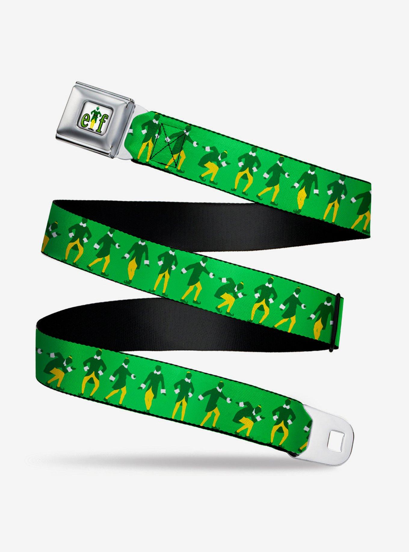 Elf Buddy The Elf Silhouettes Youth Seatbelt Belt, , hi-res