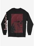 Lamb Of God Red Skull Long-Sleeve T-Shirt, BLACK, hi-res