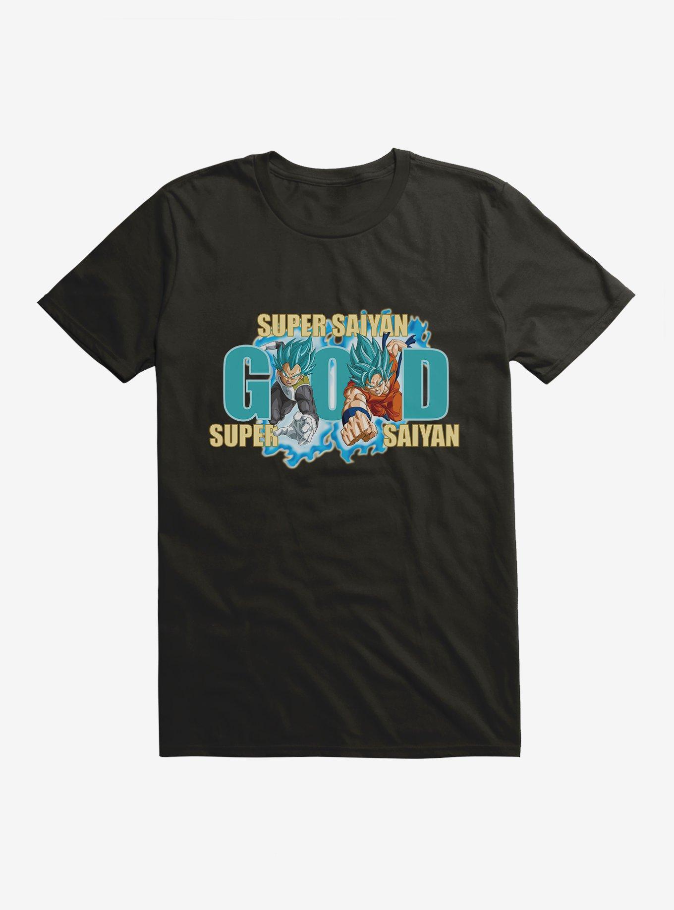 Dragon Ball Super Super Saiyan God Super Saiyan Extra Soft T-Shirt, BLACK, hi-res