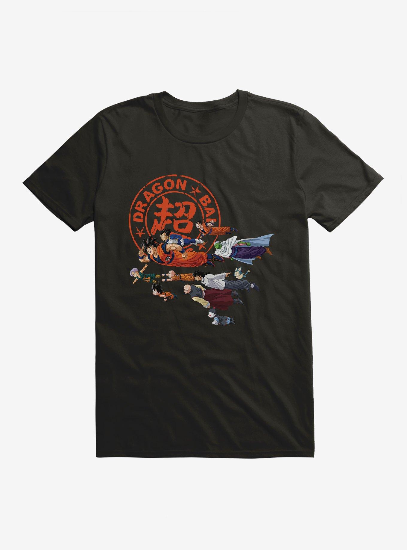 Dragon Ball Super Flying Characters Extra Soft T-Shirt