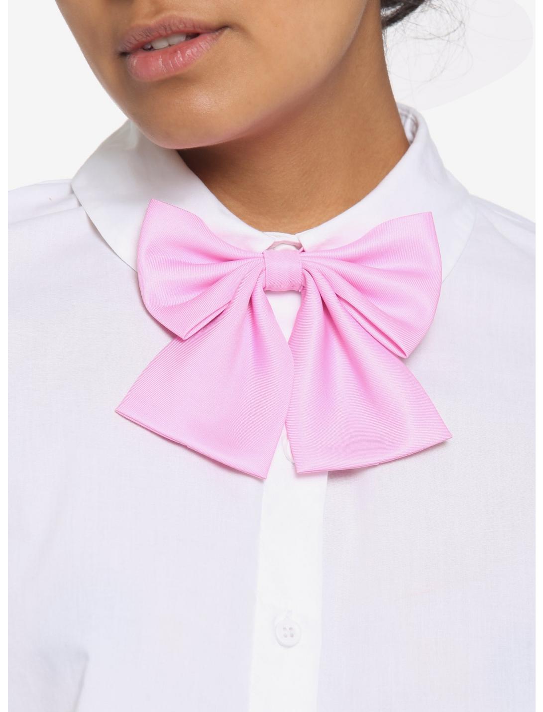 eenvoudig Blind Gevangene Pastel Pink Oversized Bow Tie | Hot Topic