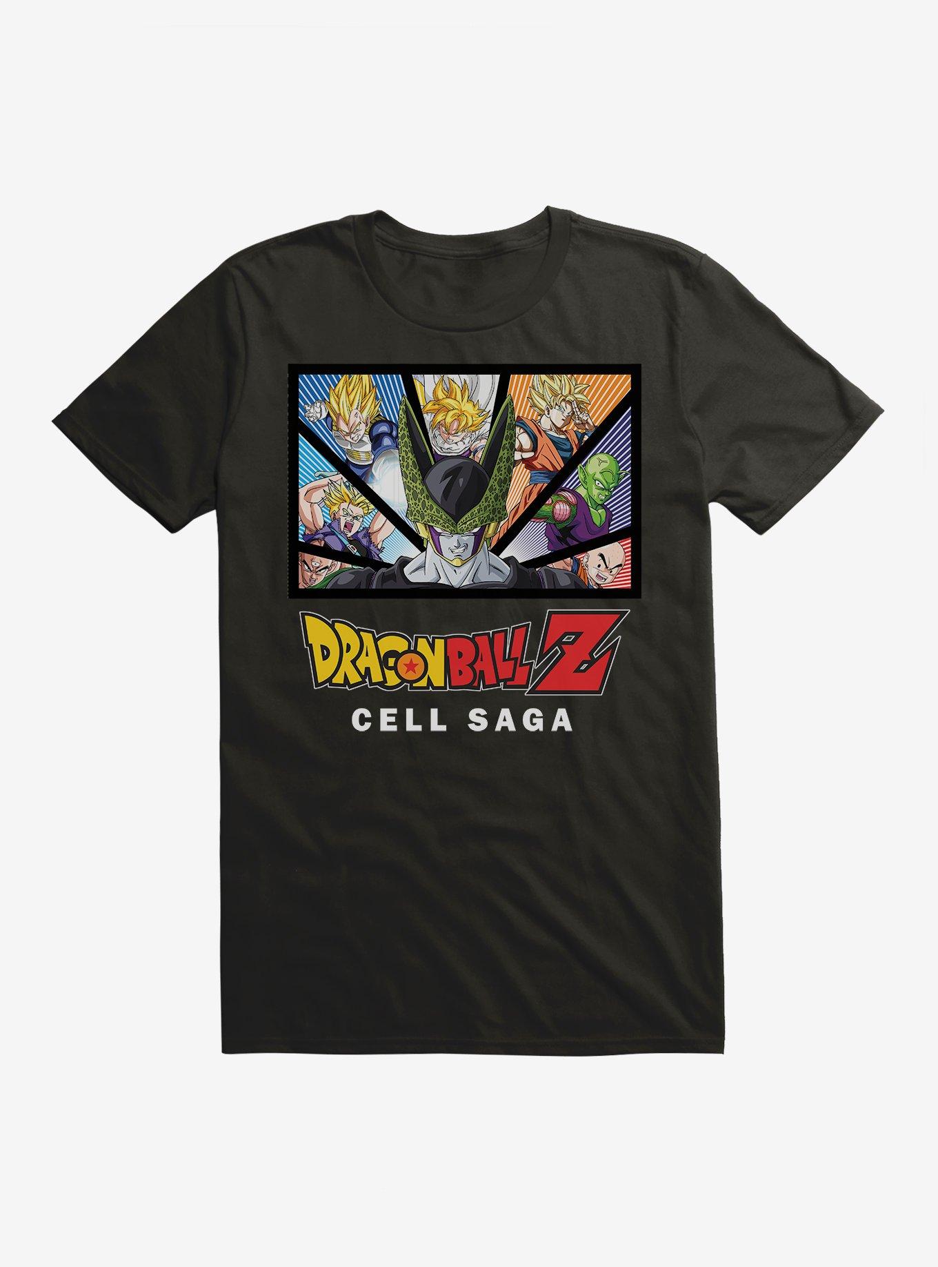 Dragon Ball Z Cell Saga Extra Soft T-Shirt, BLACK, hi-res