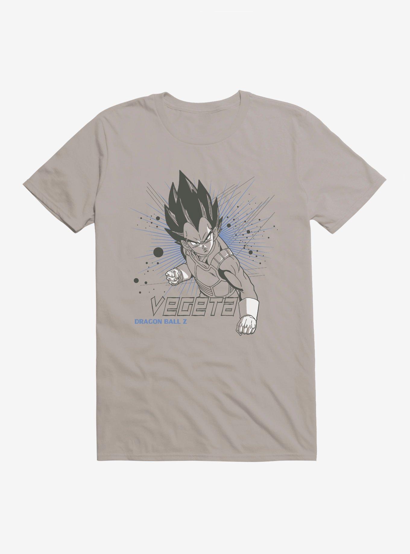 Dragon Ball Z Vegeta Extra Soft T-Shirt, LIGHT GREY, hi-res
