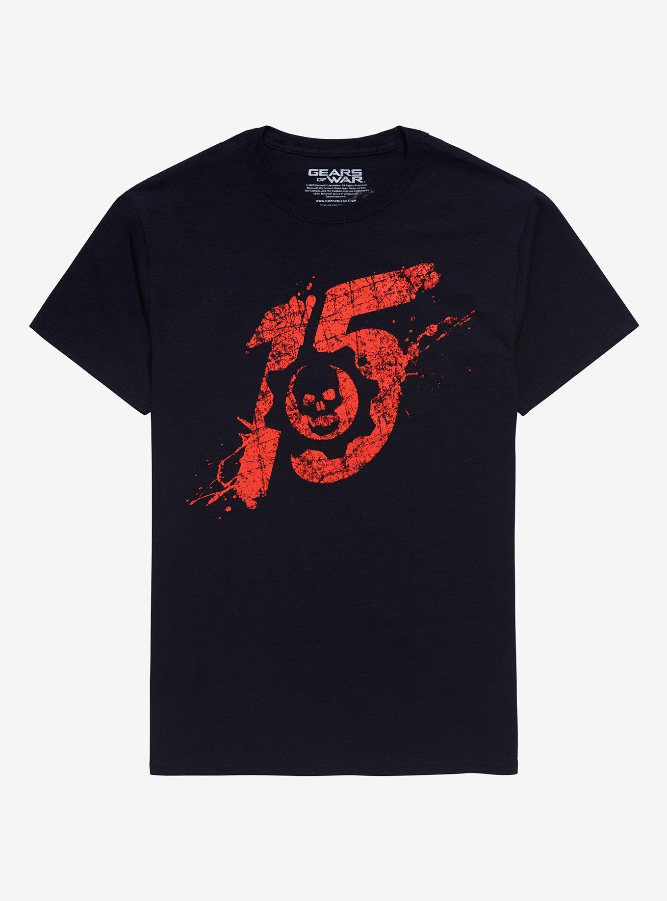 Gears Of War 15th Anniversary T-Shirt, BLACK, hi-res