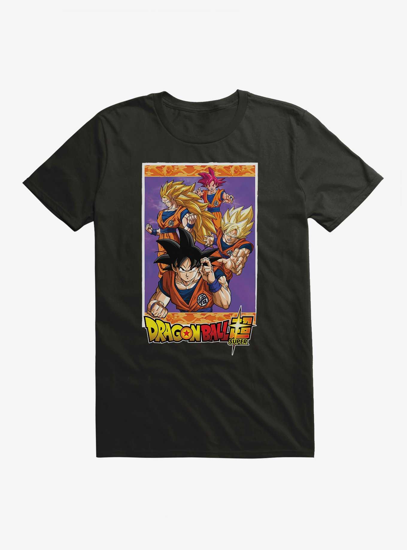 Dragon Ball Super Goku Transformations Extra Soft T-Shirt, , hi-res