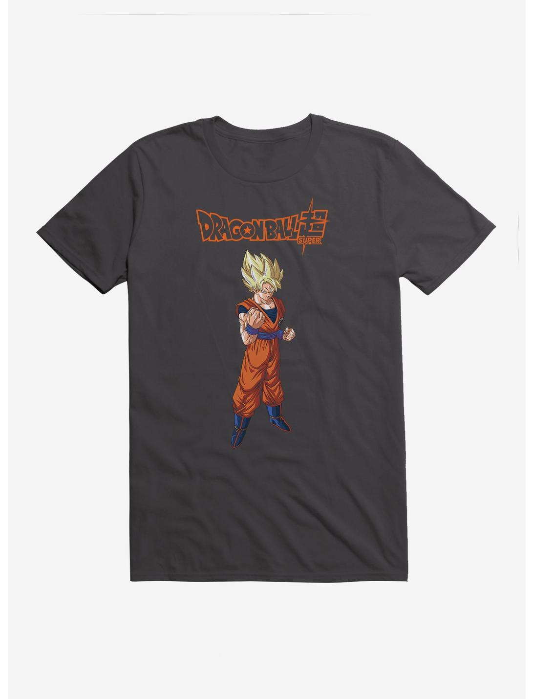 Dragon Ball Super Super Saiyan Goku Extra Soft T-Shirt, CHARCOAL, hi-res