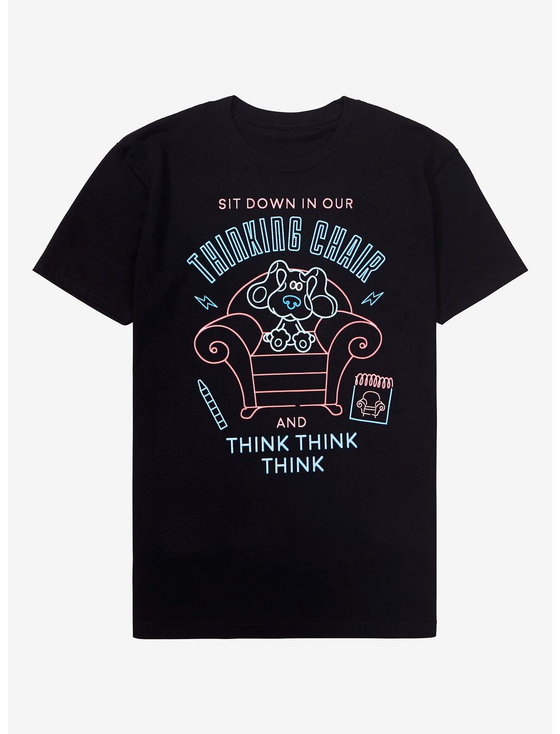 Blue's Clues Thinking Chair T-Shirt, BLACK, hi-res