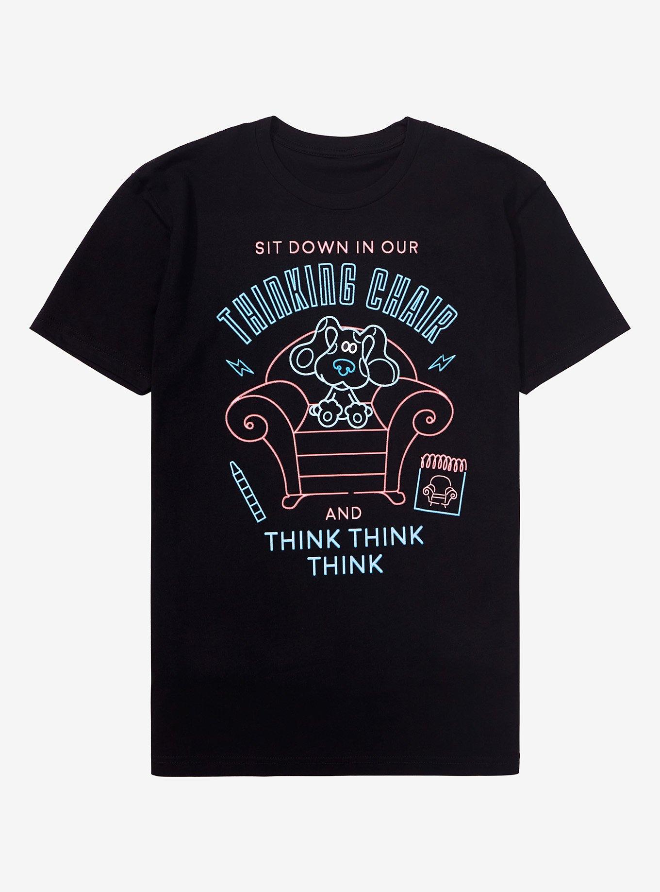 Blue's Clues Thinking Chair T-Shirt, BLACK, hi-res