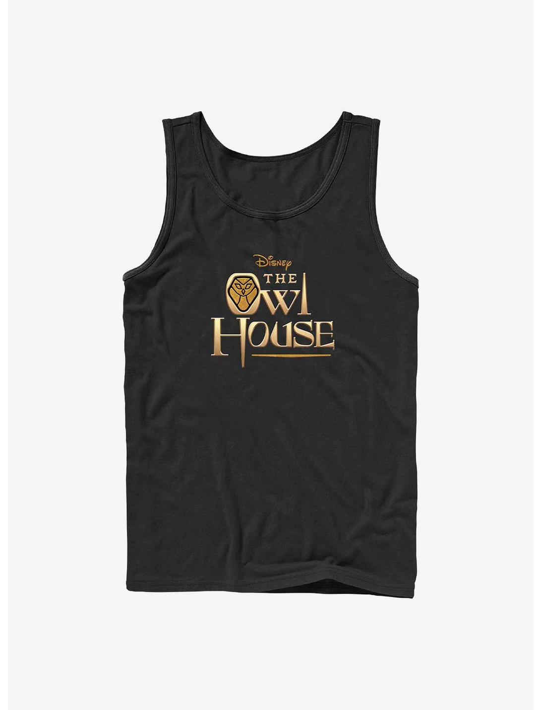 Disney The Owl House Gold Logo Tank, BLACK, hi-res