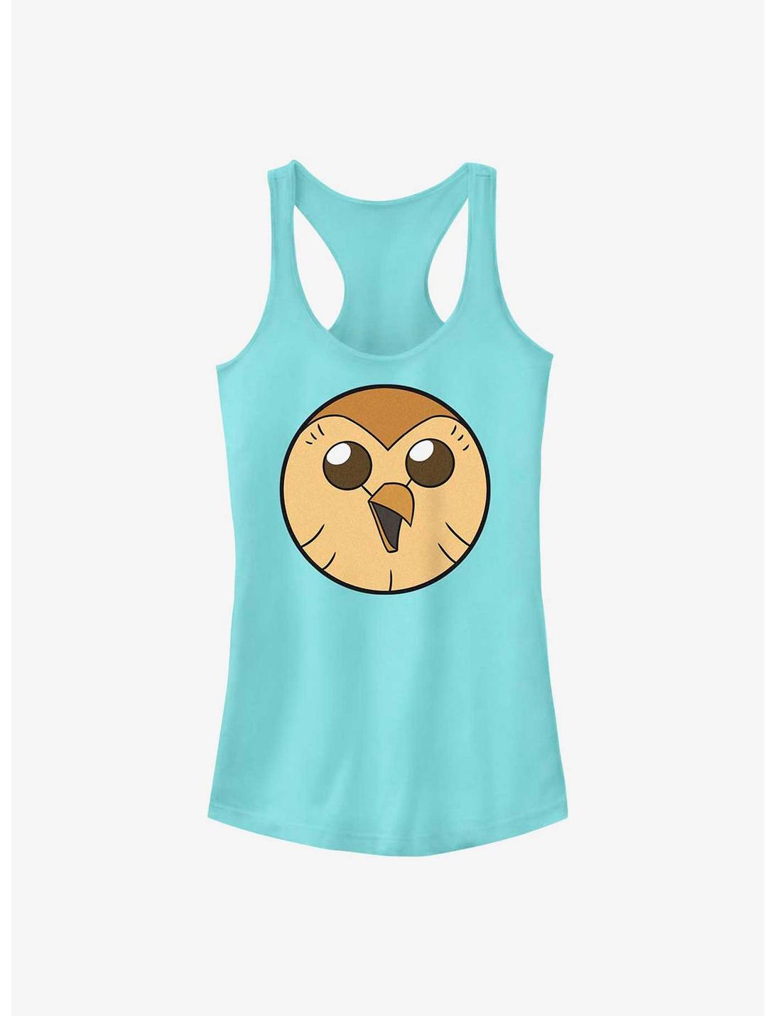 Disney The Owl House Solid Hooty Face Girls Tank, CANCUN, hi-res