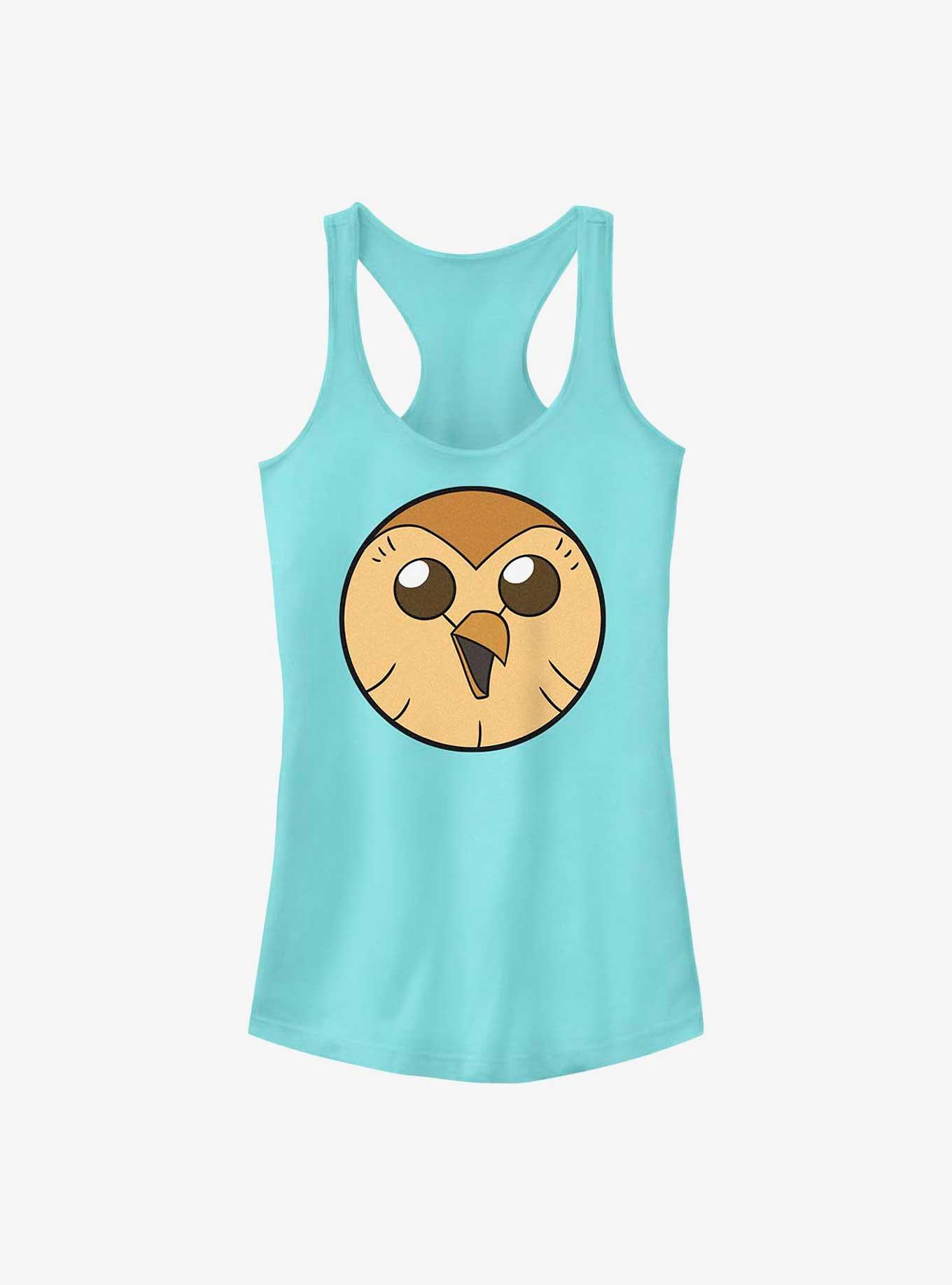 Disney The Owl House Solid Hooty Face Girls Tank, CANCUN, hi-res