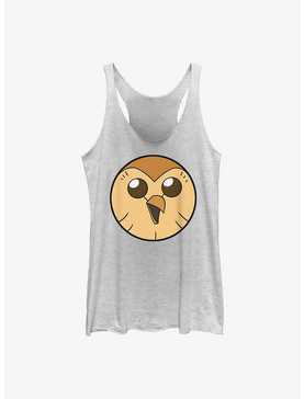 Disney The Owl House Solid Hooty Face Girls Tank, , hi-res